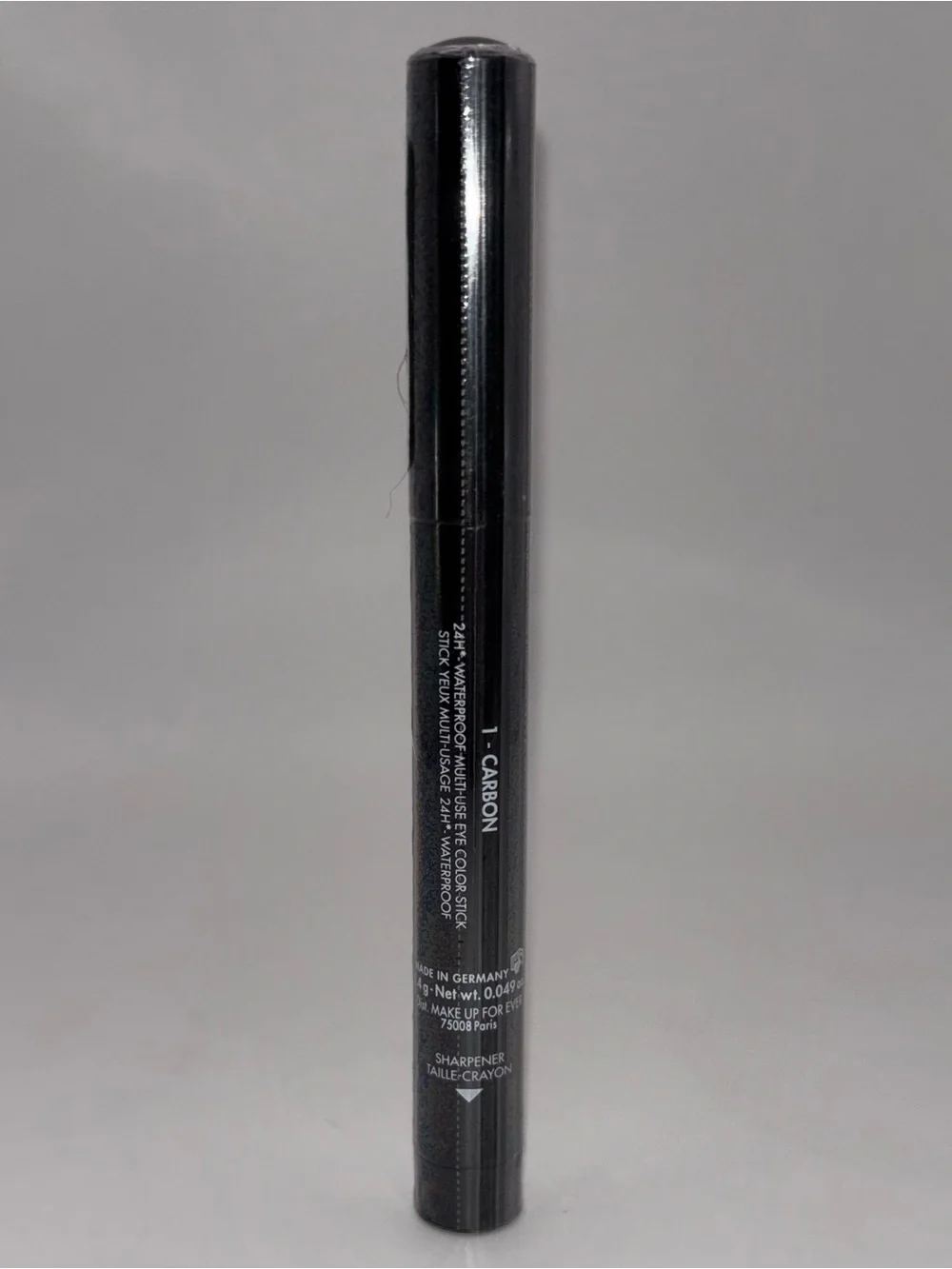 MAKE UP FOR EVER Aqua Resist Smoky Shadow #1 Carbon New/Sealed
